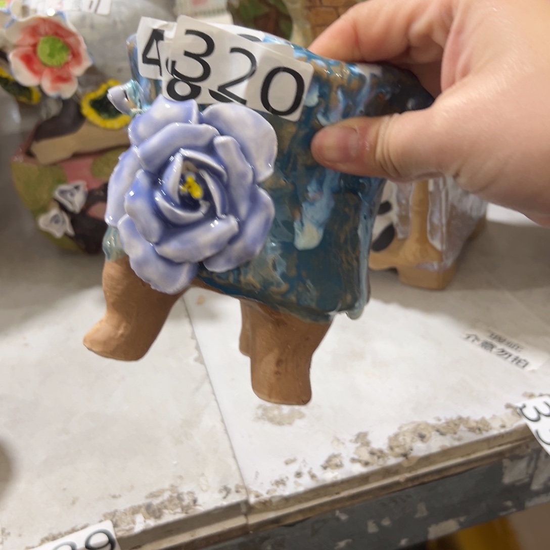 瑕疵320 满20米秒退拉黑花盆