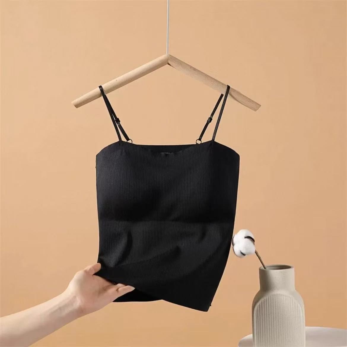 38-7926  抹胸背心无钢圈内衣吊带外穿美背带胸垫防走光 113-8