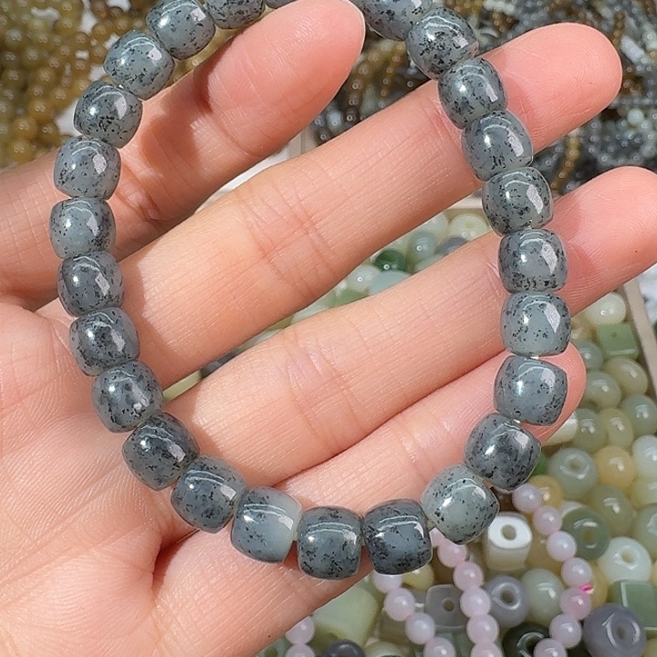 和田玉未镶嵌手链8.6.5