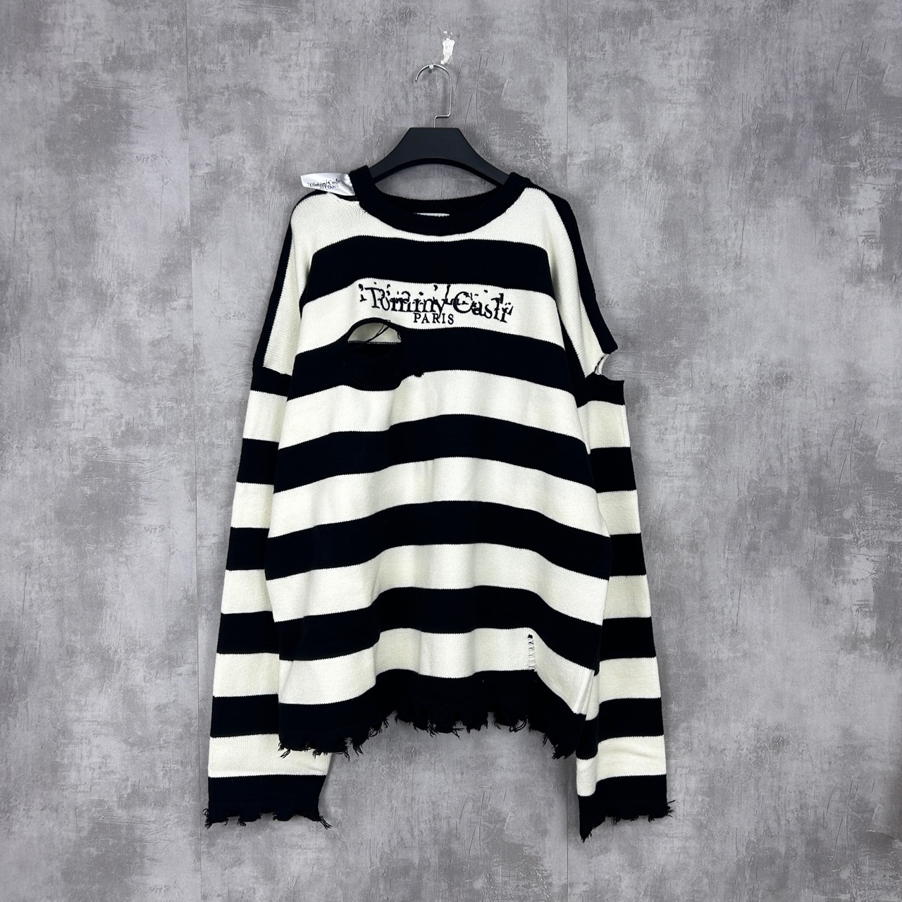 全新未使用 Maison Margiela/梅森马吉拉 TommyCash条纹毛衣 均码