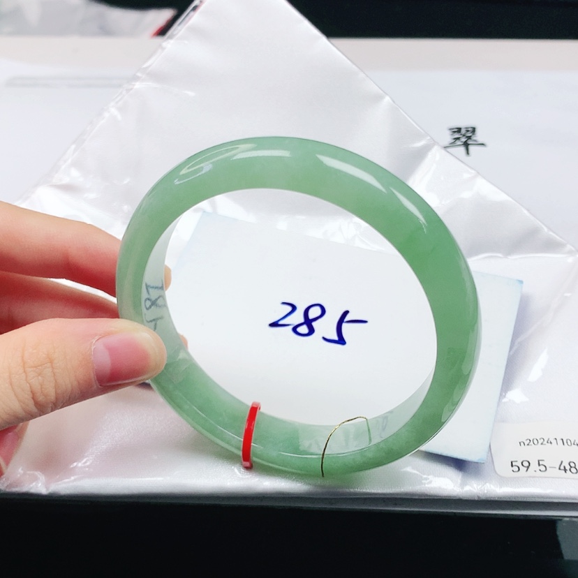 【闪购商品】翡翠手镯未镶嵌缅甸天然a货手镯59+