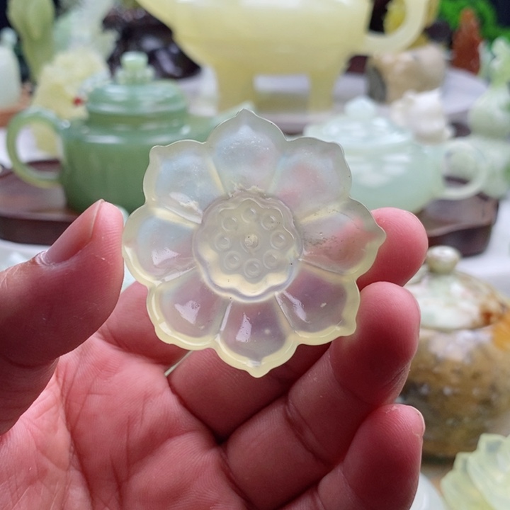 岫玉四大名玉香插未镶嵌