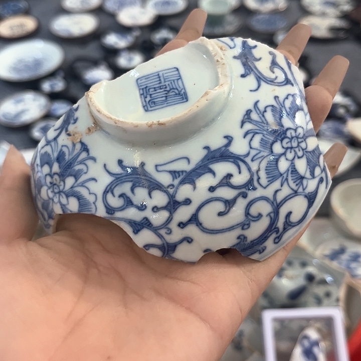 瓷片瓷片茶托喝茶非常不错