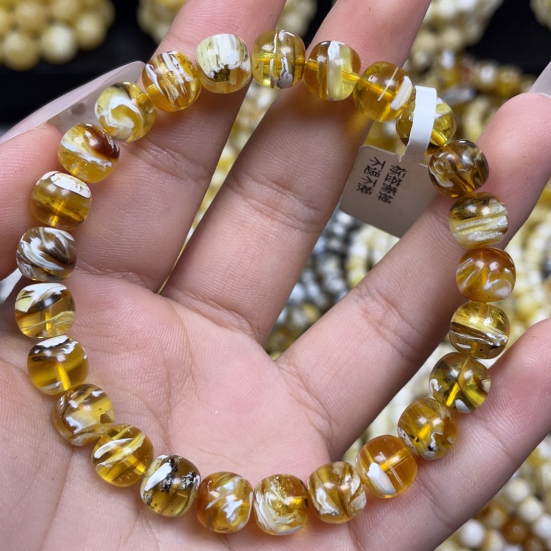 蜜蜡未镶嵌珠宝奇石8.5m