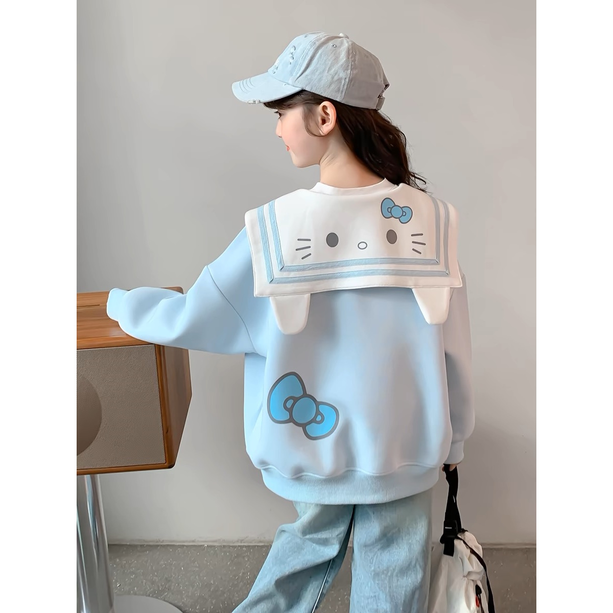2025春学院风海军领拉链棒球服外套 D239 239 R