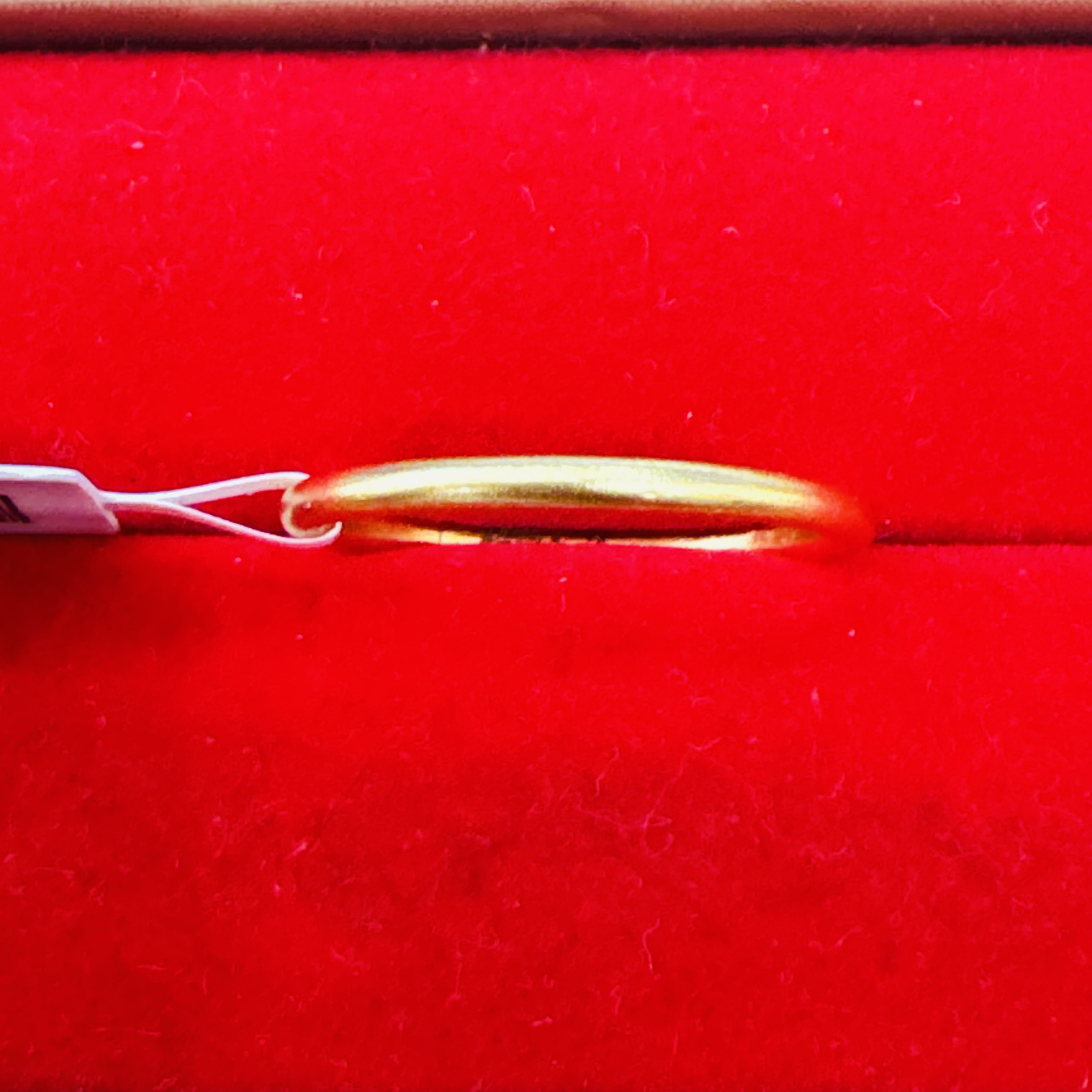 【珊珊专享】足金999饰品 14#素圈戒指 GP 2.64