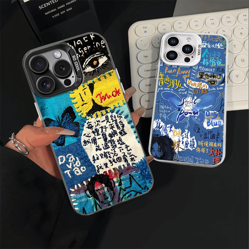 iPhone12陶喆黑色柳丁同款专辑17promax手机壳14适用苹果16硬15pm