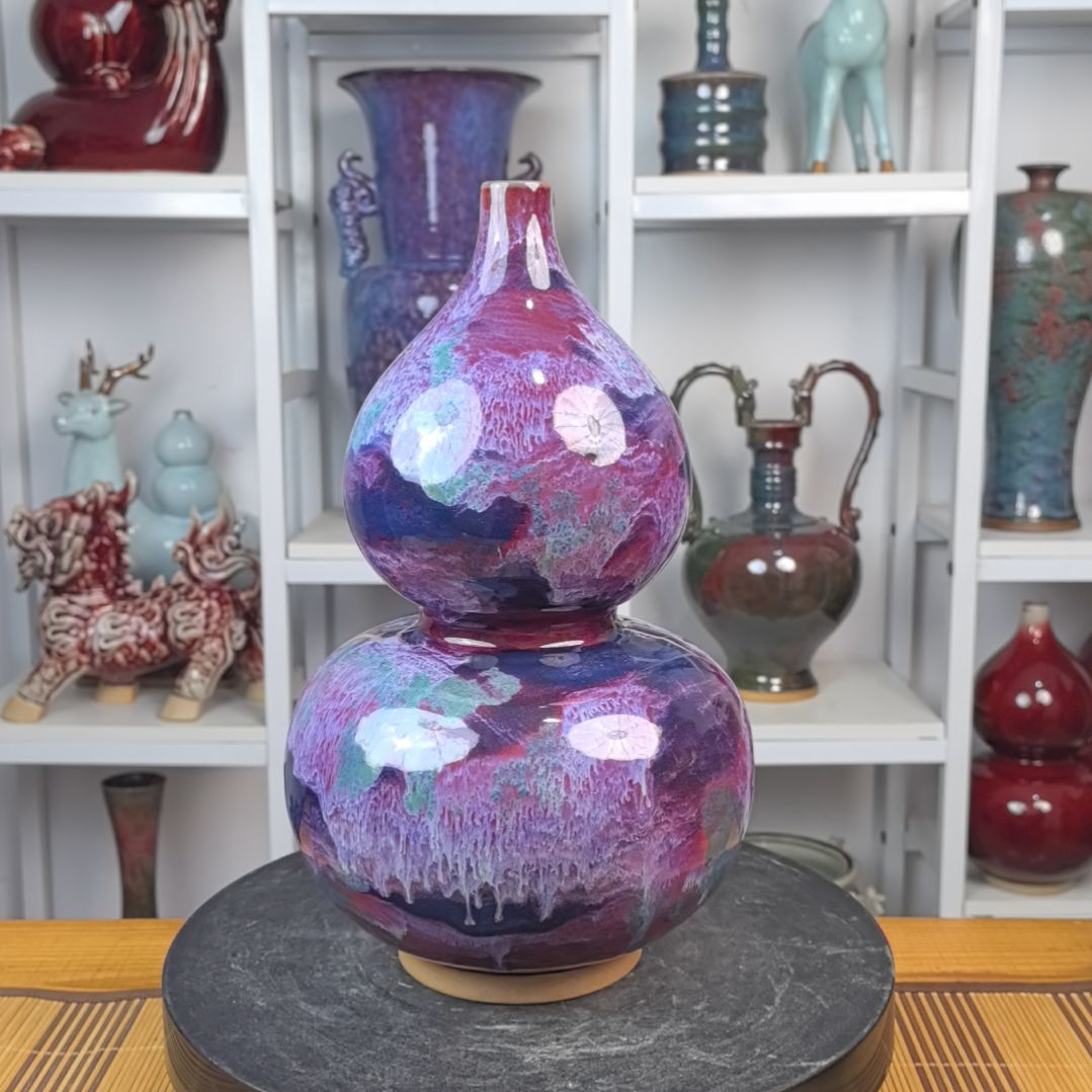 摆件钧瓷摆件神后镇钧瓷