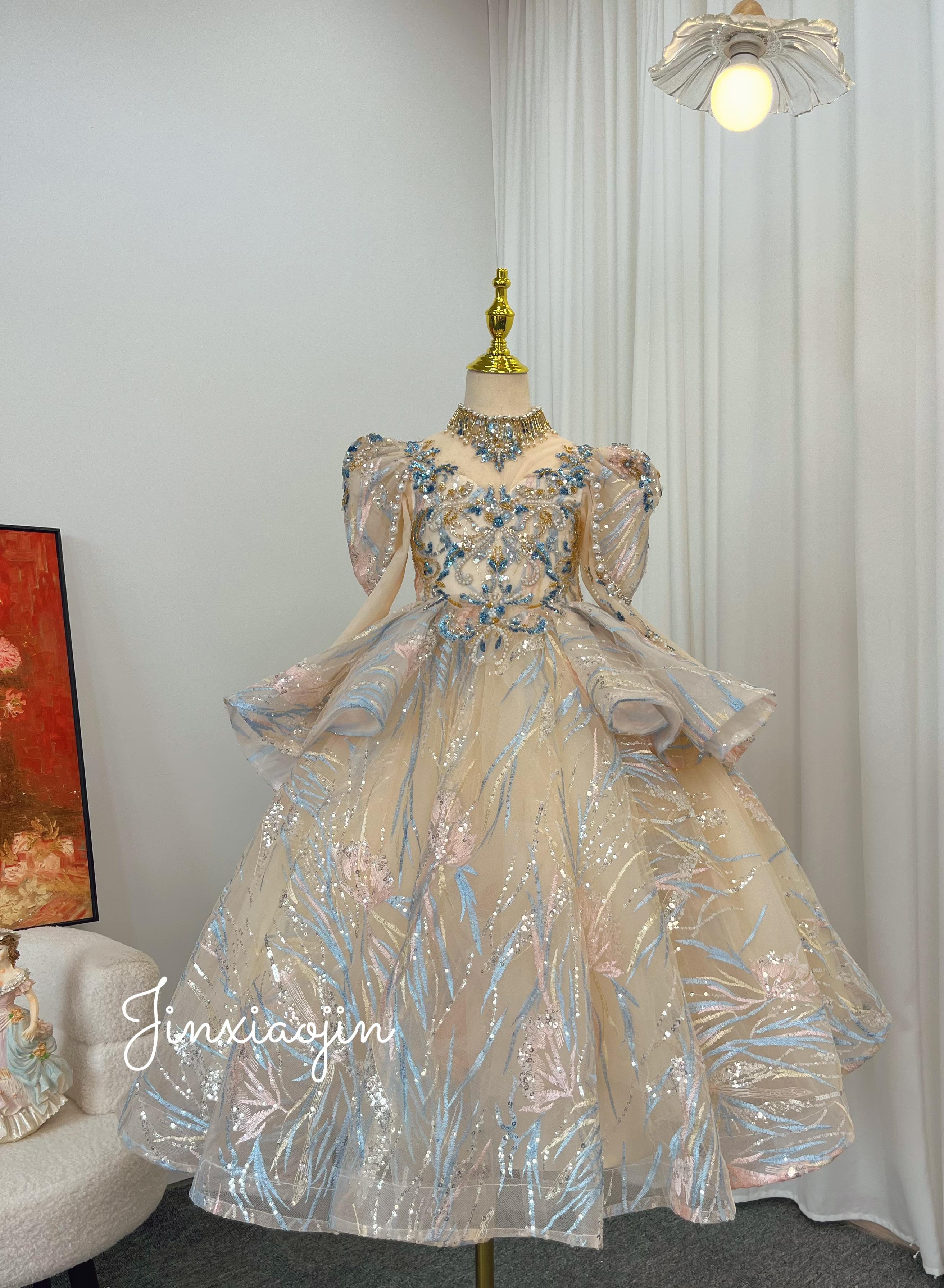 【克拉恋人】秋冬儿童主持生日重工礼服