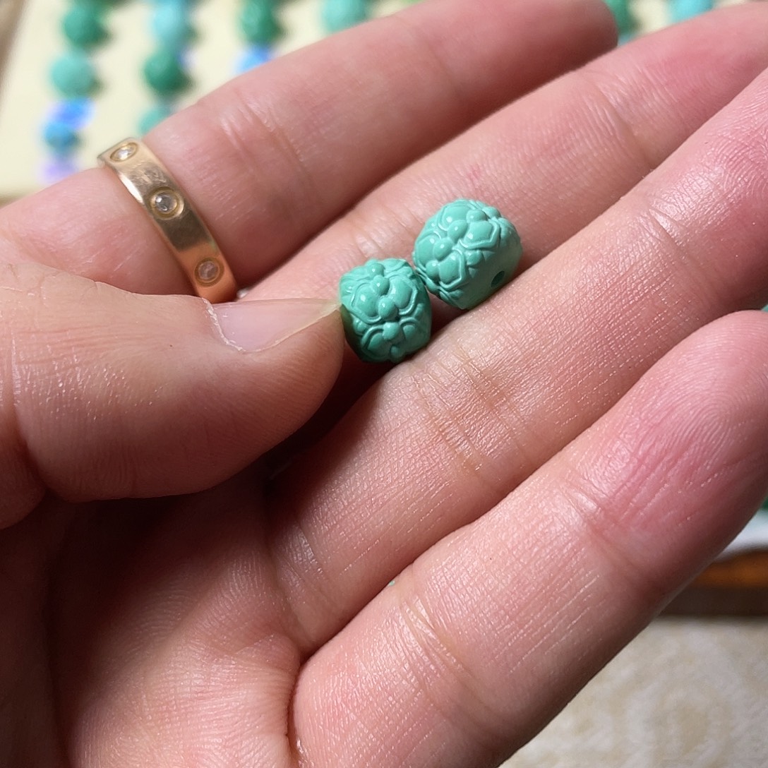 手工雕刻配饰配珠尺寸9