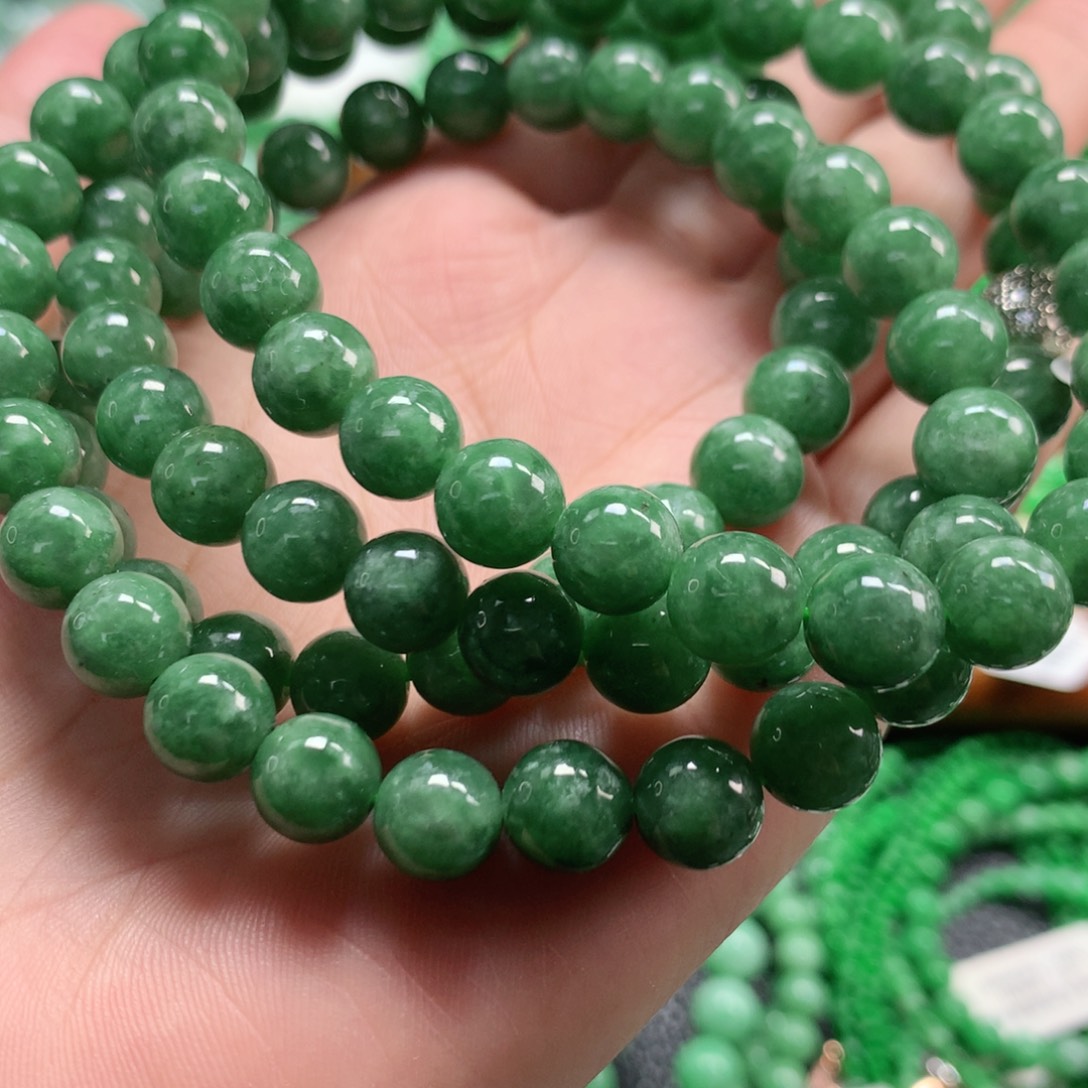 翡翠未镶嵌手链翡翠