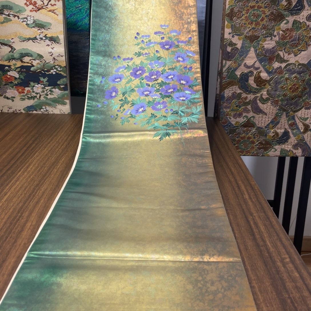 织绣唐锦西阵织桌旗茶旗带子28