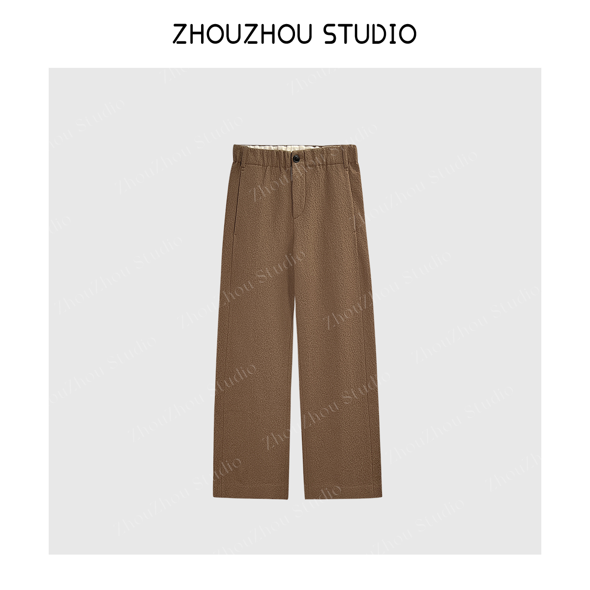  ZhouZhou25秋冬新品 羊毛休闲裤子