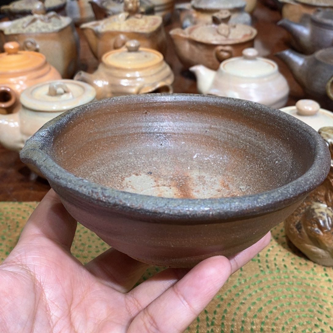 柴烧侘寂粗陶茶具