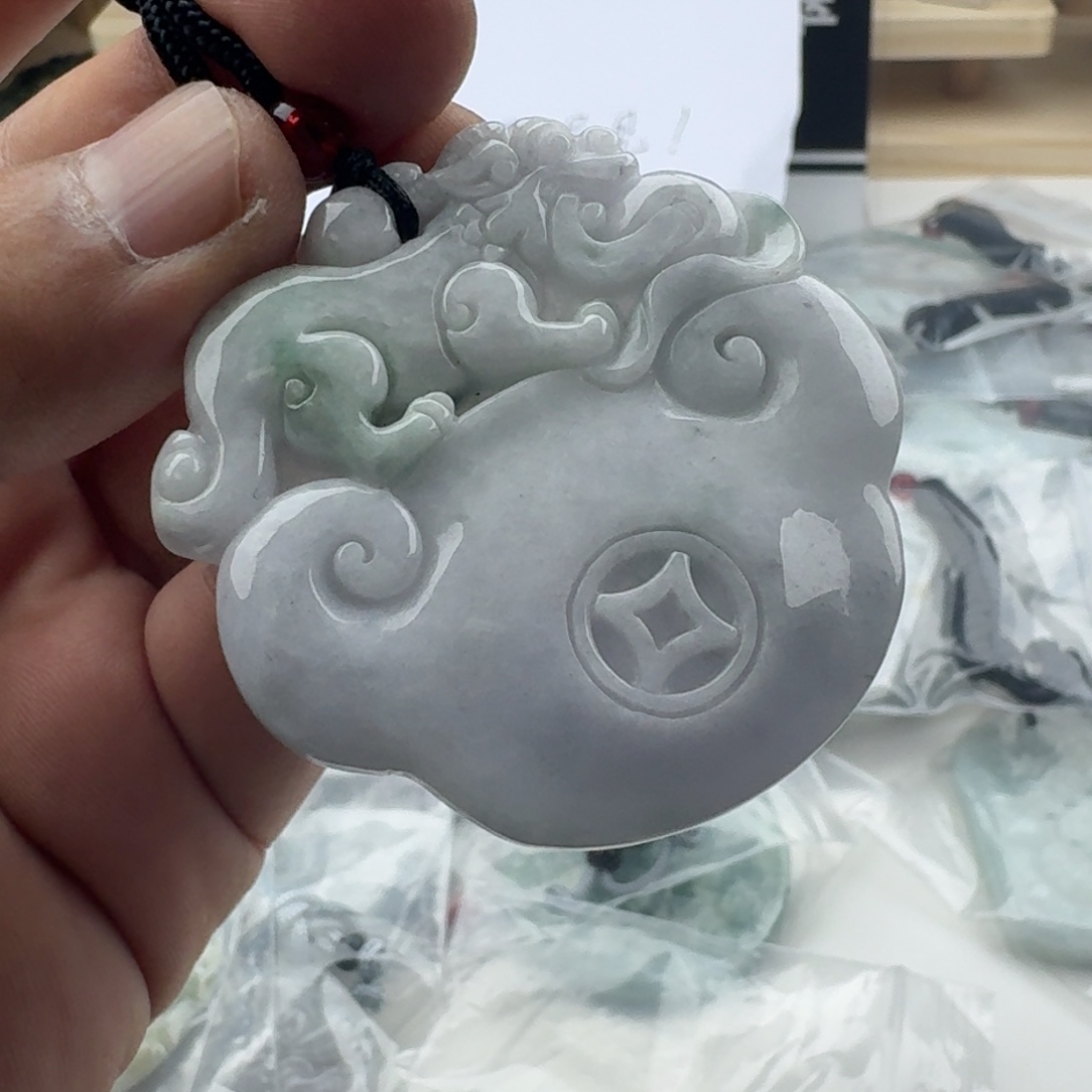 颈饰未镶嵌翡翠天然缅甸A货翡翠
