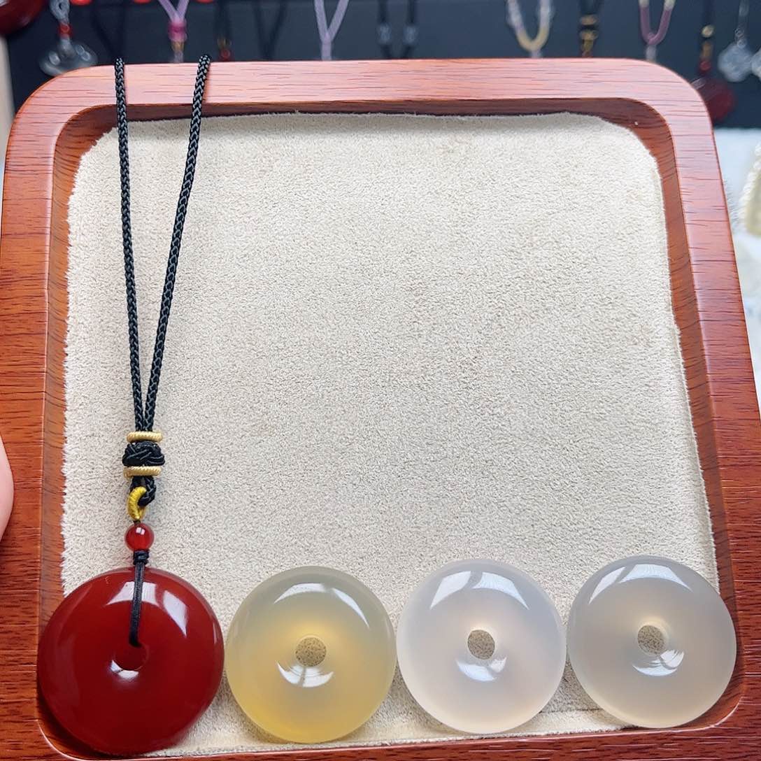 玛瑙/玉髓颈饰未镶嵌多样性发货 拍一发一