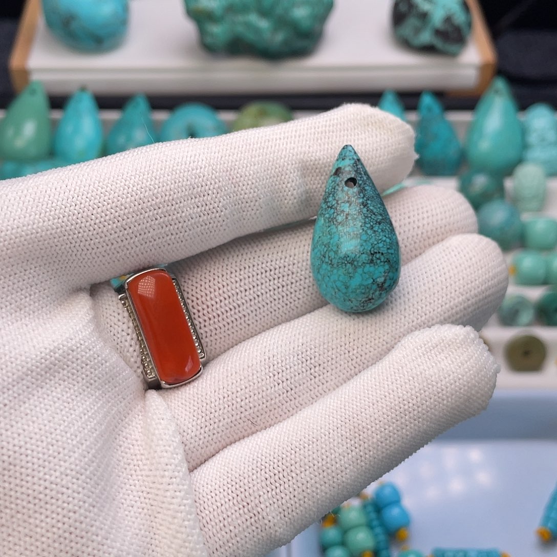 南红玛瑙未镶嵌长度29mm