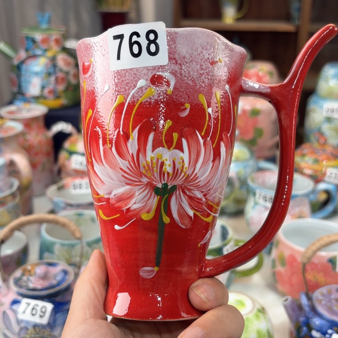 景德镇手绘高温釉下彩陶瓷茶具