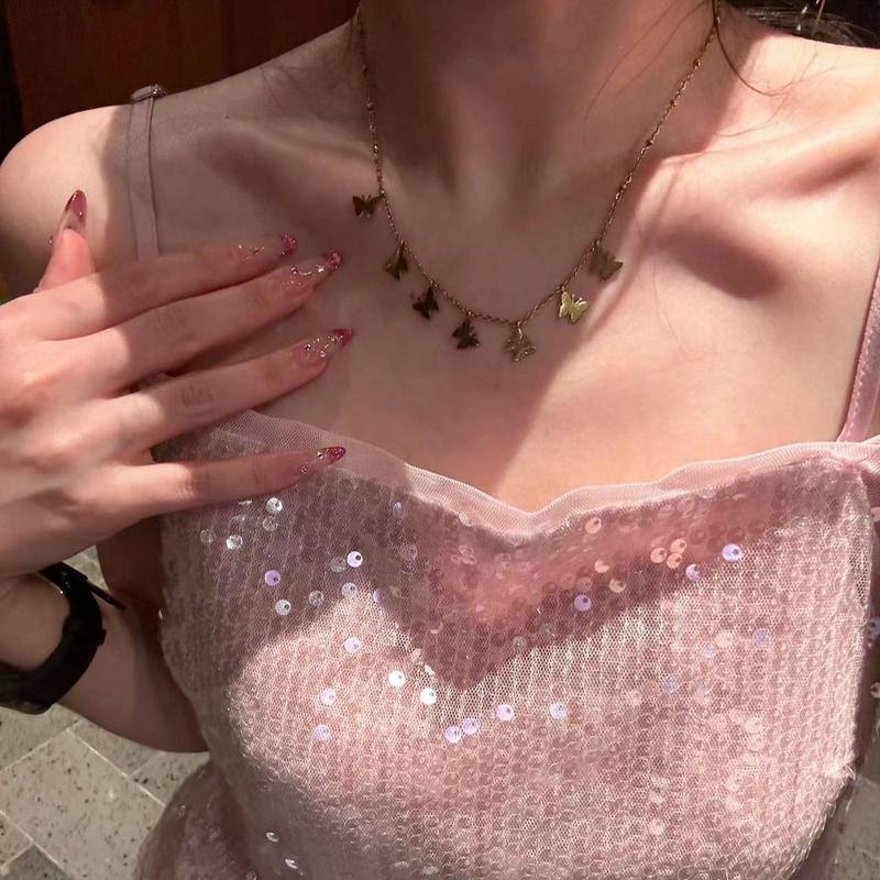 合金项链 【BORAKOO】博拉拉的蝴蝶结项链