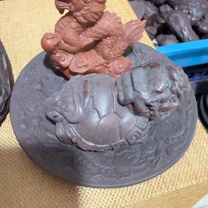 紫砂茶宠吾*行雕塑瑕疵茶宠