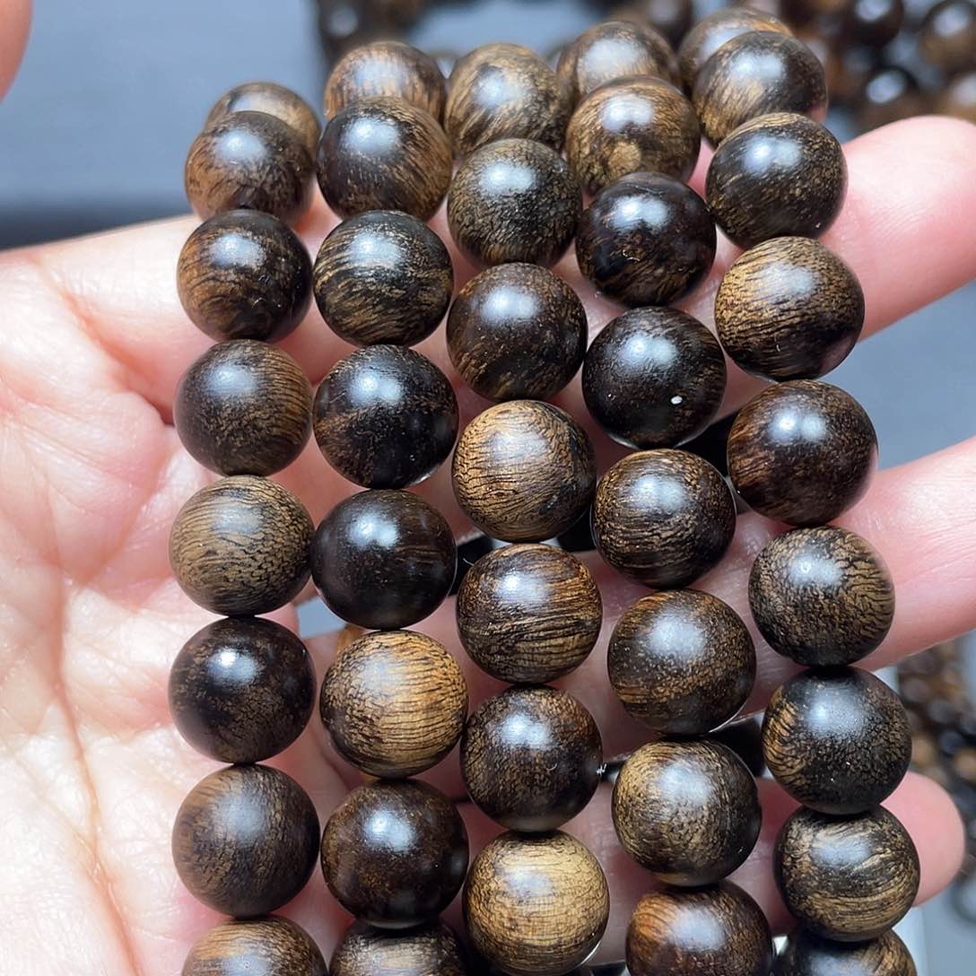 沉香手串四*风白棋瘤疤1.0