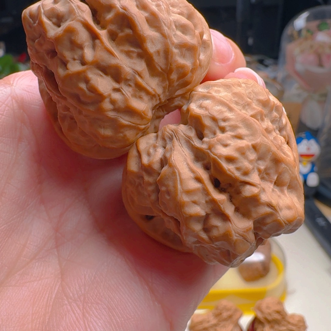 核桃把件41肚子蛤蟆头