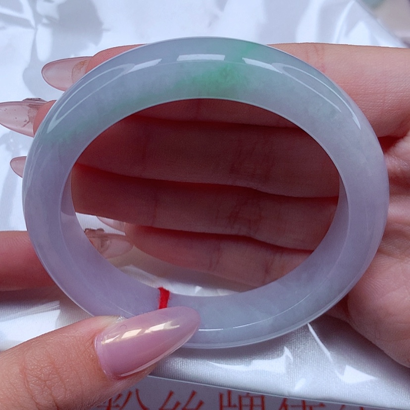 【闪购商品】翡翠手镯未镶嵌时*人56圈