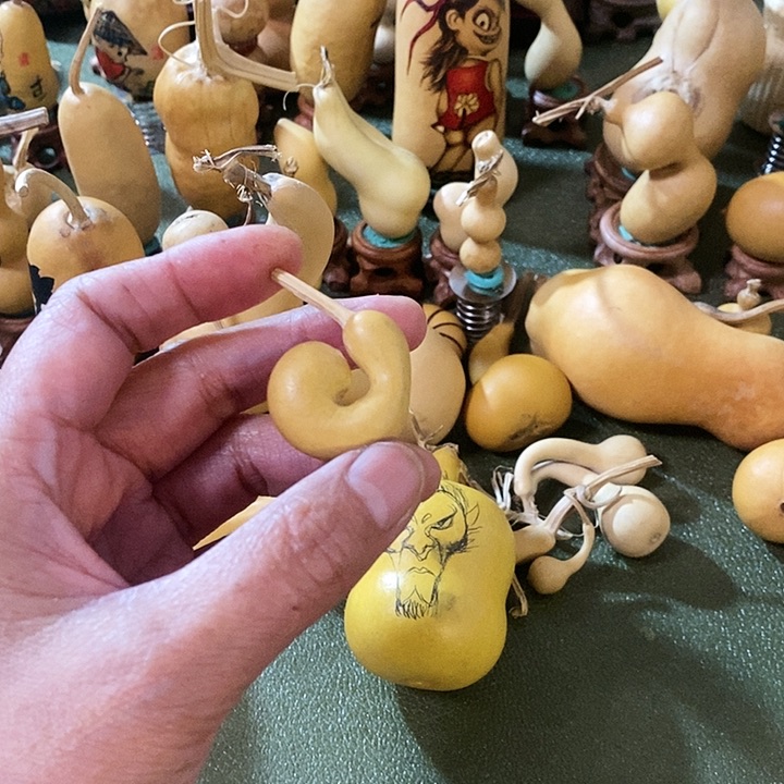 咕*卷小异型葫芦小吊坠