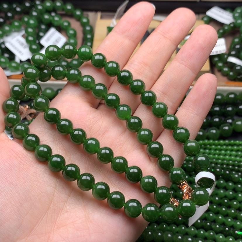 【闪购商品】颈饰未镶嵌和田玉（碧玉）范*t