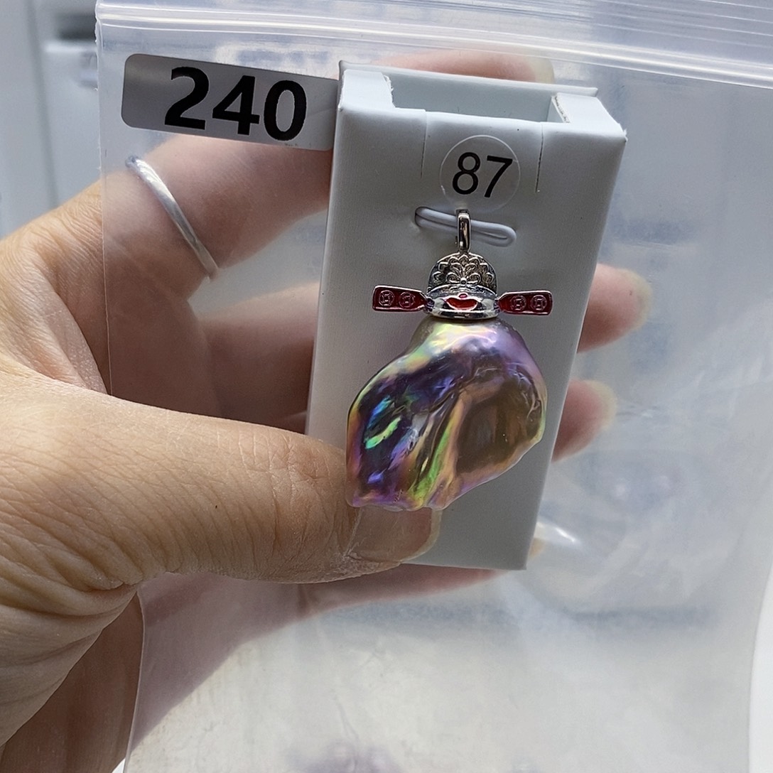 颈饰合金淡水珍珠