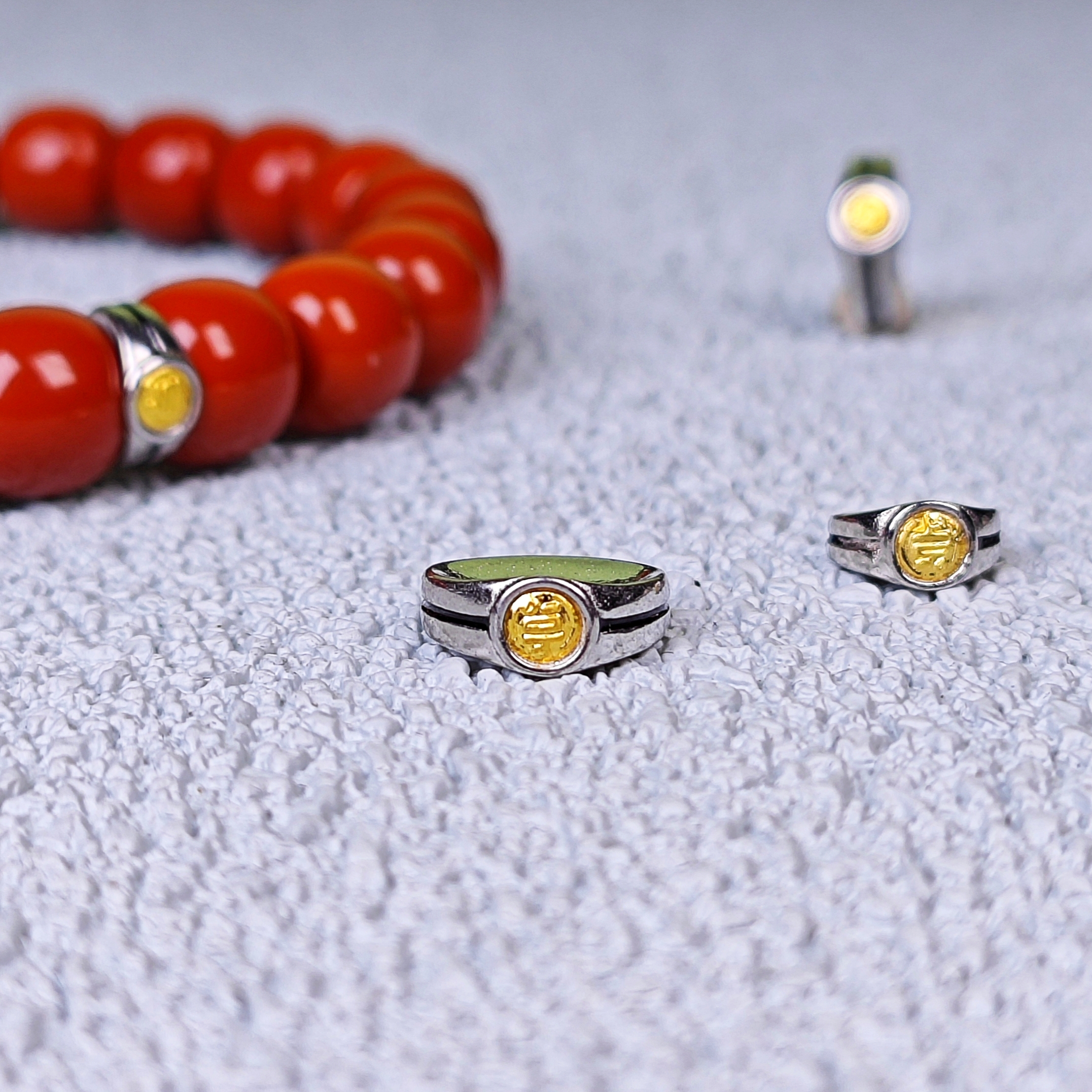 925银银制品 【左遇】S925银手串卡环卡子金属文玩配饰工作室复古