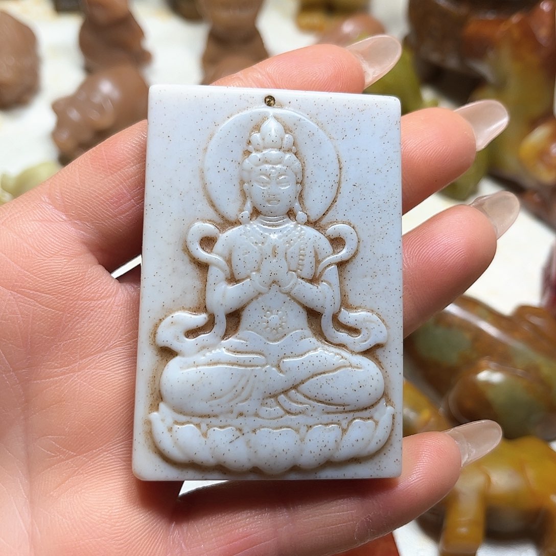 白玉菩提吊坠白玉菩提吊坠