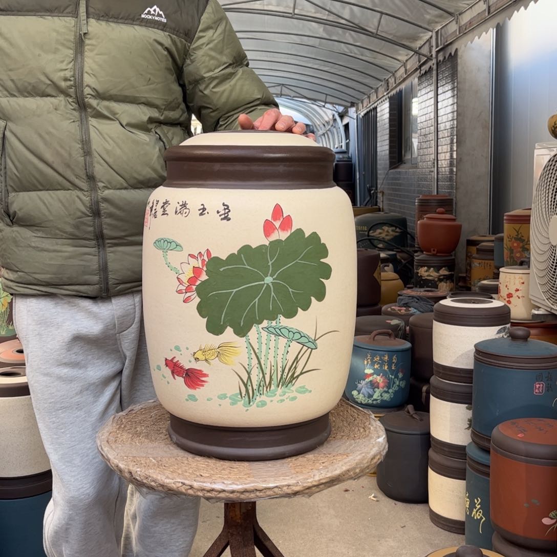 紫砂茶叶罐25饼茶叶罐