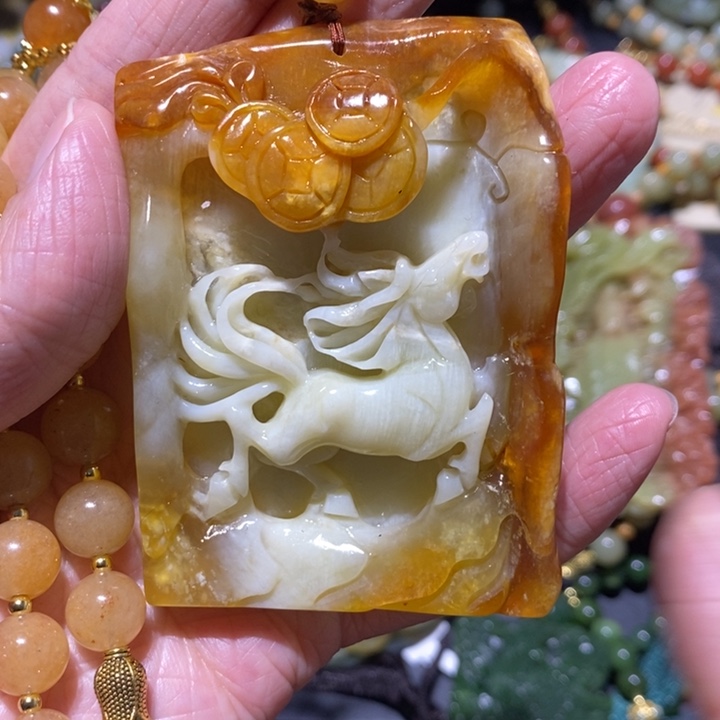 岫玉岫玉吊坠未镶嵌