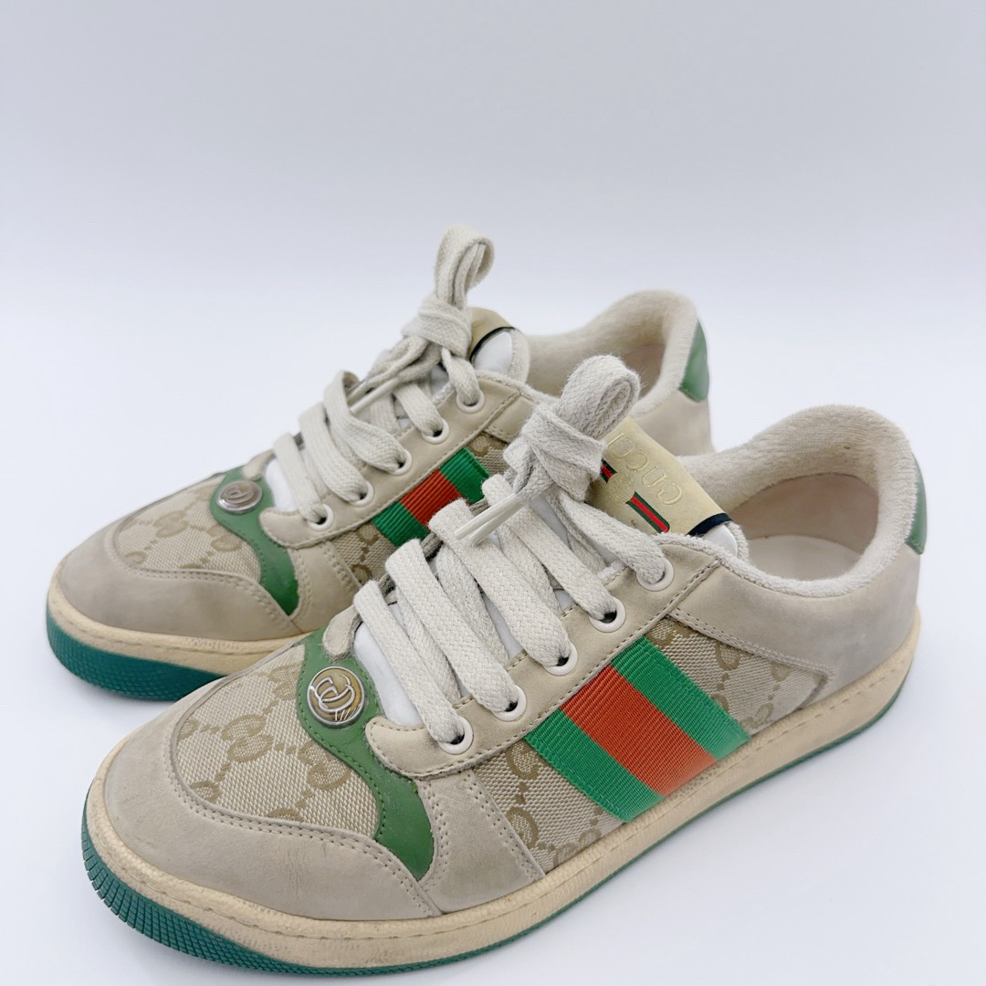 95新 GUCCI/古驰 37.5码/脏脏鞋/01856