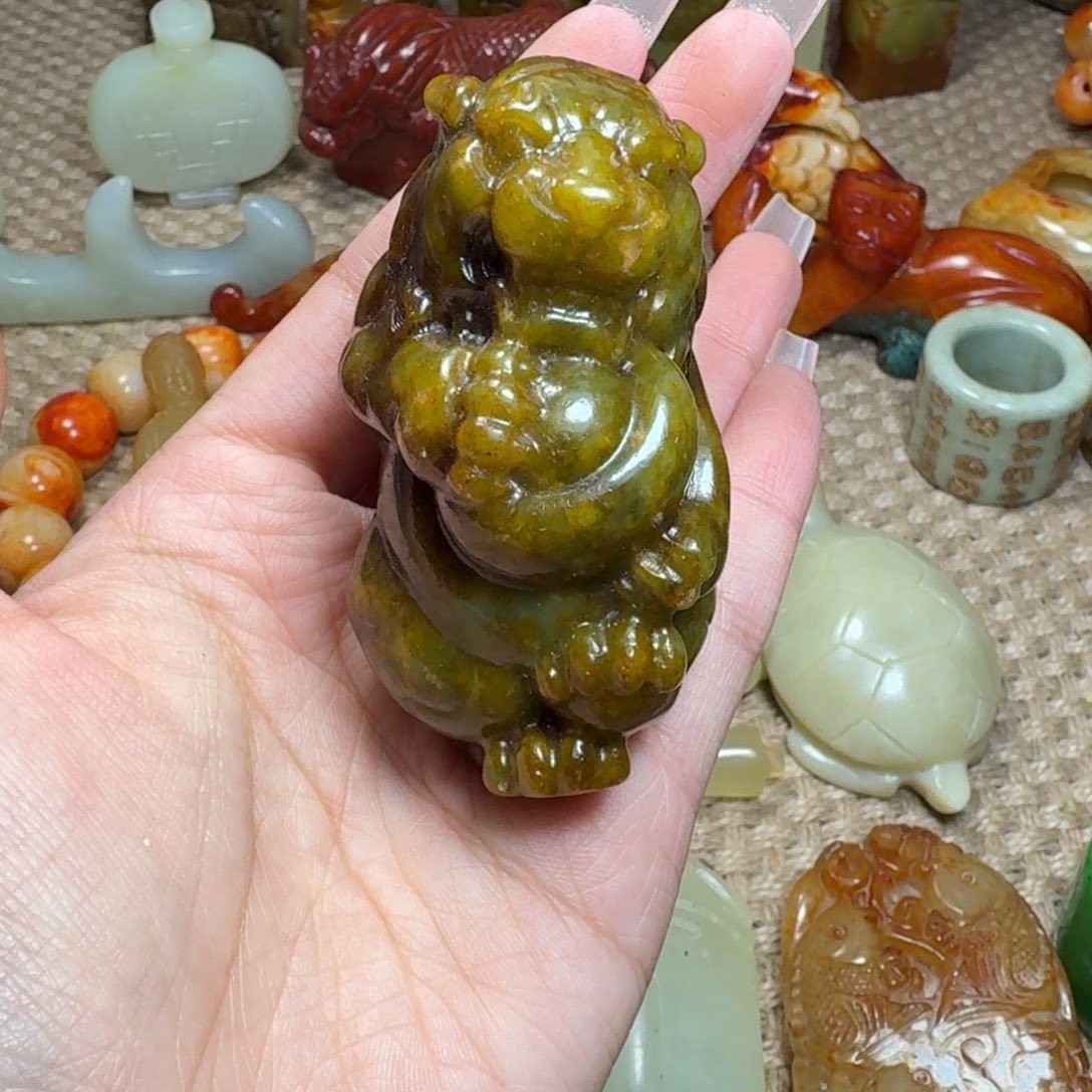 白玉菩提吊坠挂件