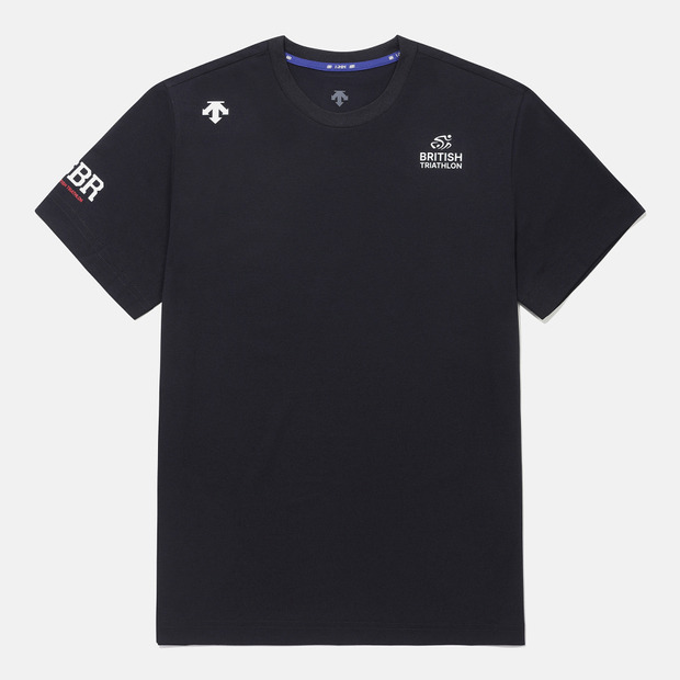 DESCENTE/迪桑特舒适跑步时尚铁人三项联名短袖SQ223ITS43