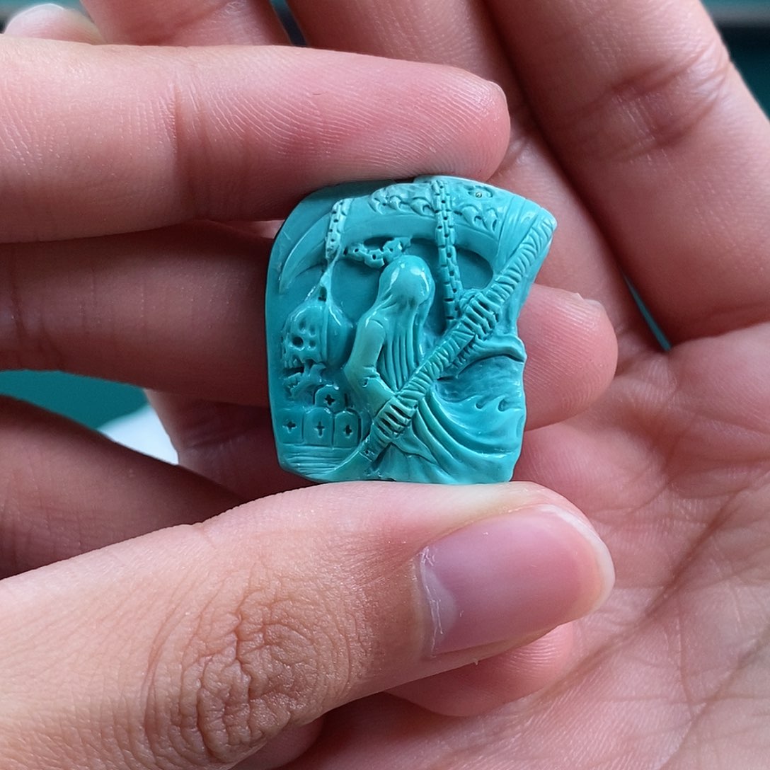 绿松石珠宝奇石未镶嵌