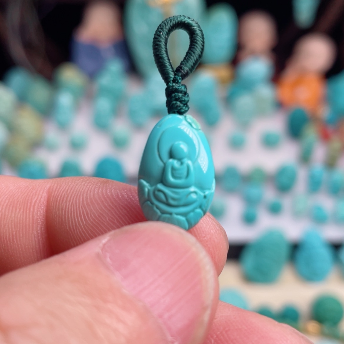 【闪购商品】绿松石吊坠(不含链)未镶嵌