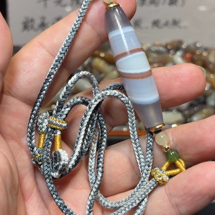 玛瑙/玉髓散珠_HEIMORI 天然天珠