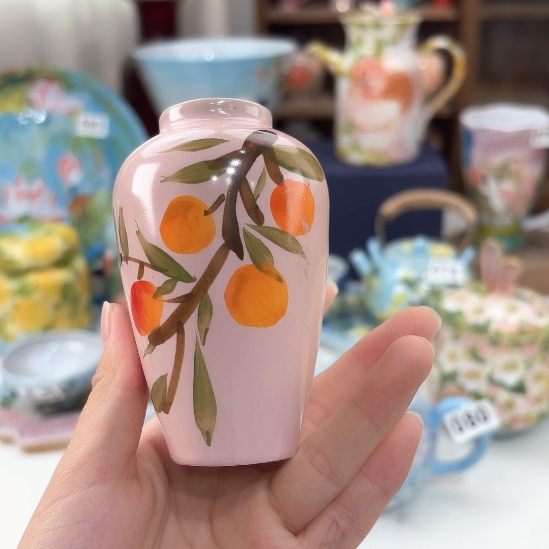 景德镇手绘高温釉下彩陶瓷茶具