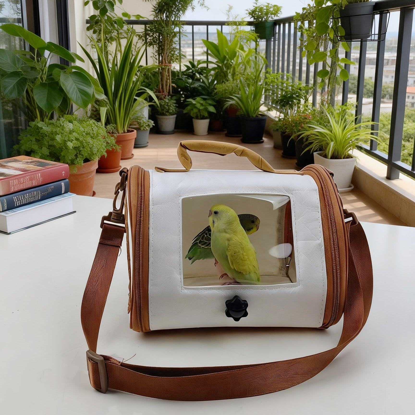 透明鹦鹉外出便携鸟包虎皮牡丹背包玄凤手提养鸟新手入门必备品