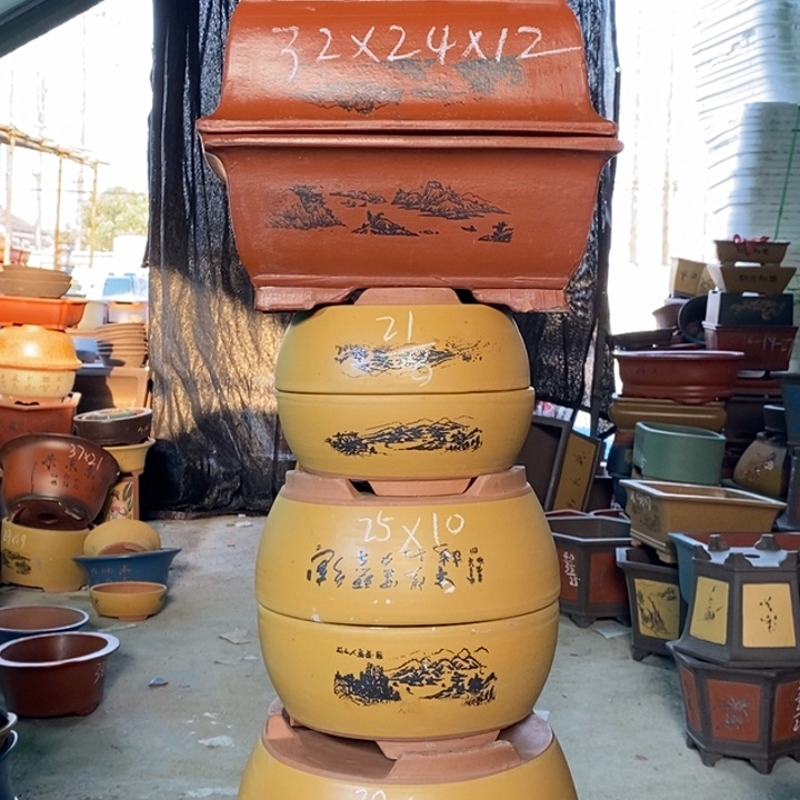 紫砂花盆紫砂紫砂