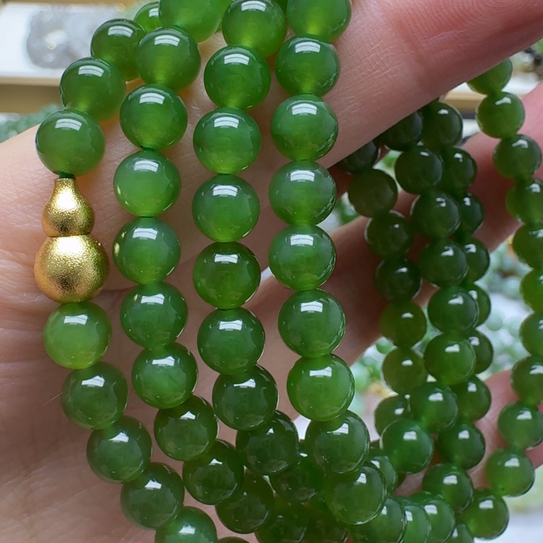 和田玉未镶嵌手链