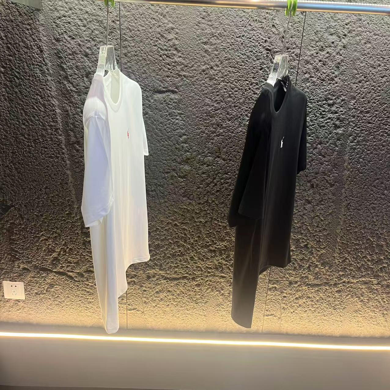 2025SS纯色t恤短袖男士长袖白色时尚休闲春夏250110