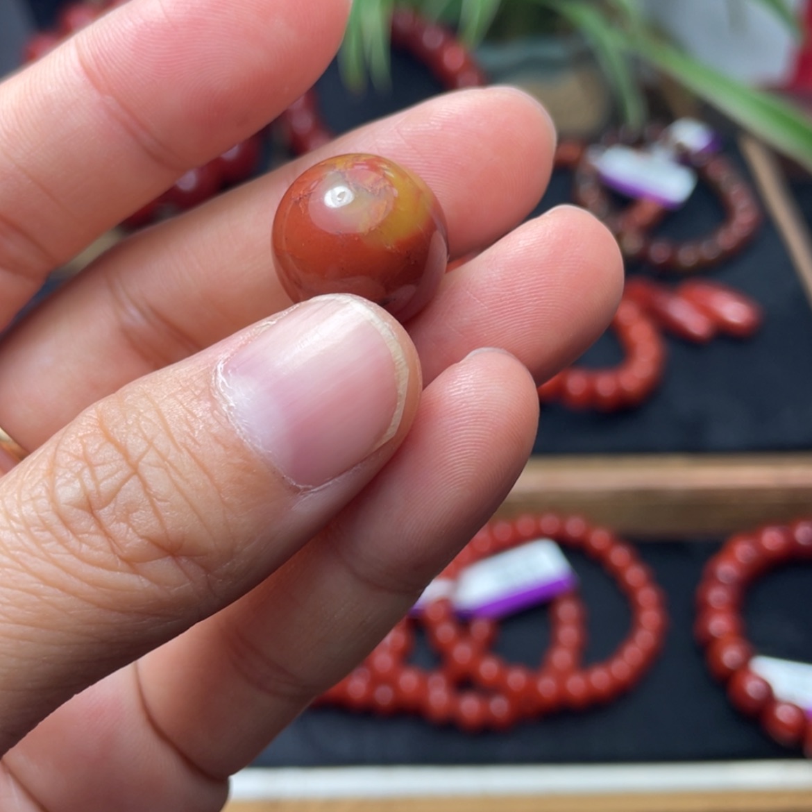 【闪购商品】未镶嵌单珠16南红玛瑙