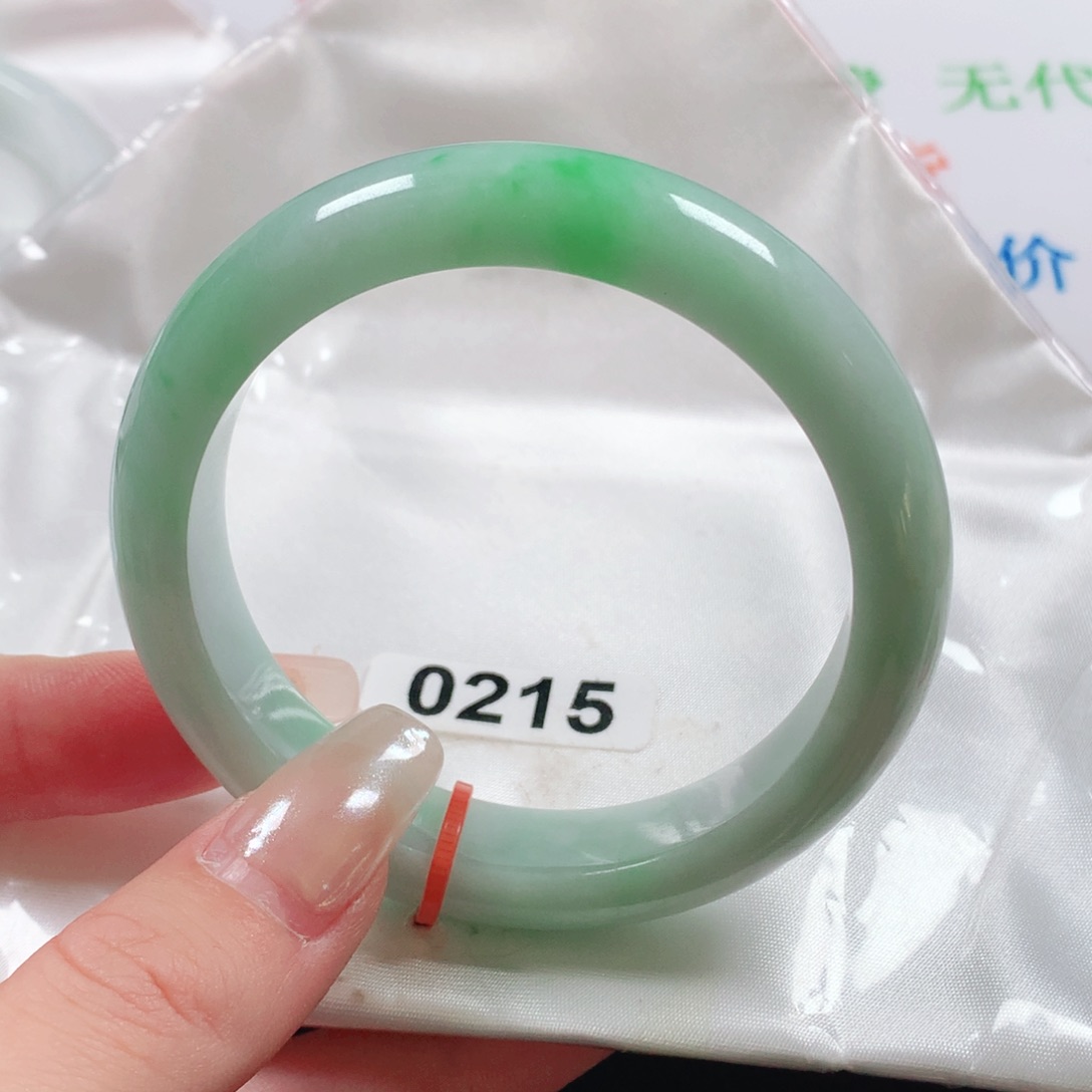 未镶嵌手镯翡翠天然翡翠手镯0215