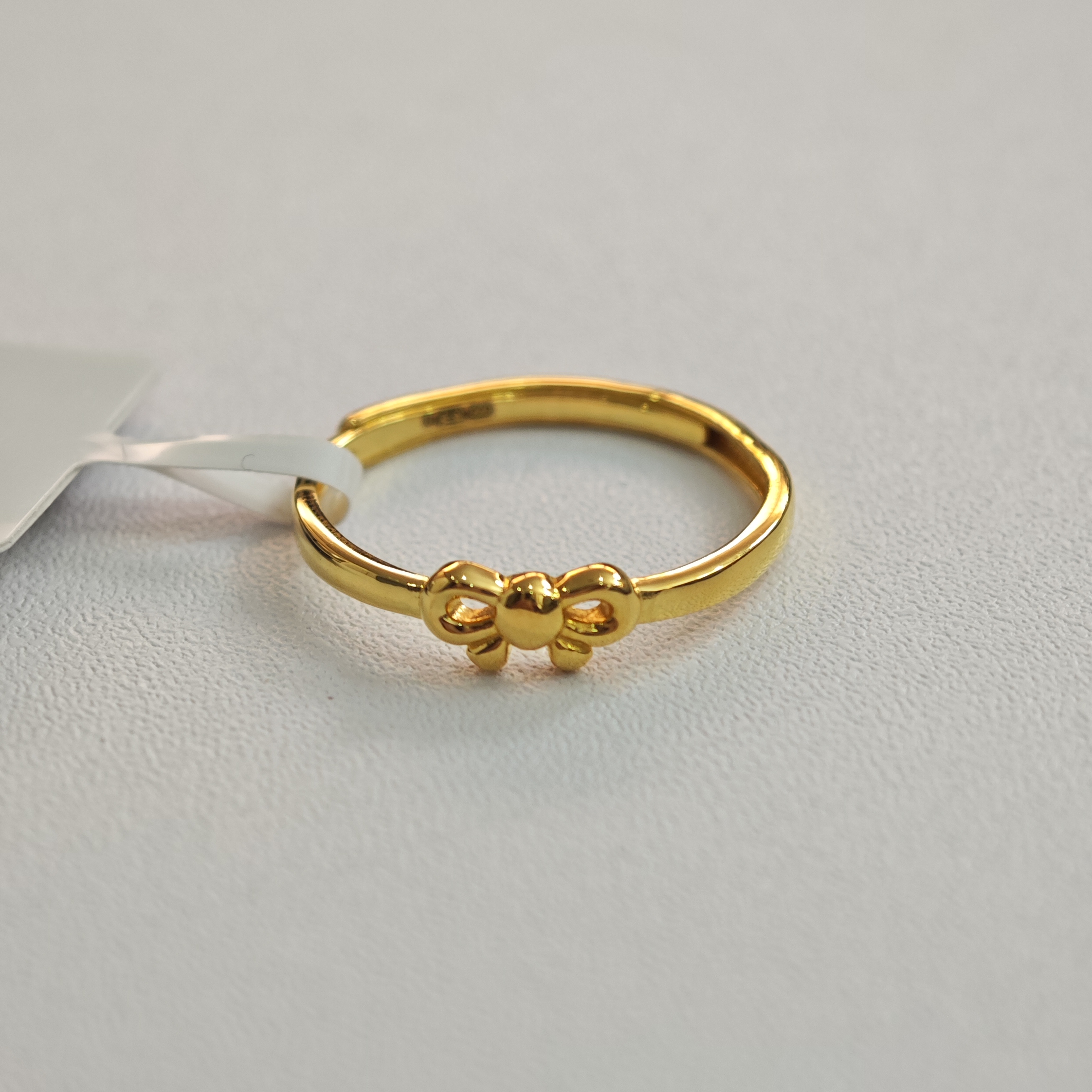 【思思专享】 足金999饰品 蝴蝶结戒指 1.84 GP