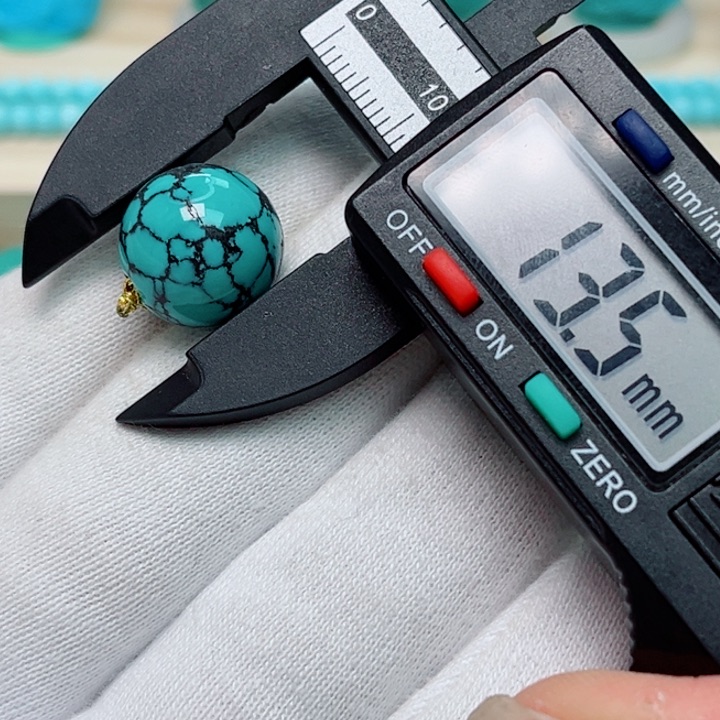 绿松石圆珠未镶嵌