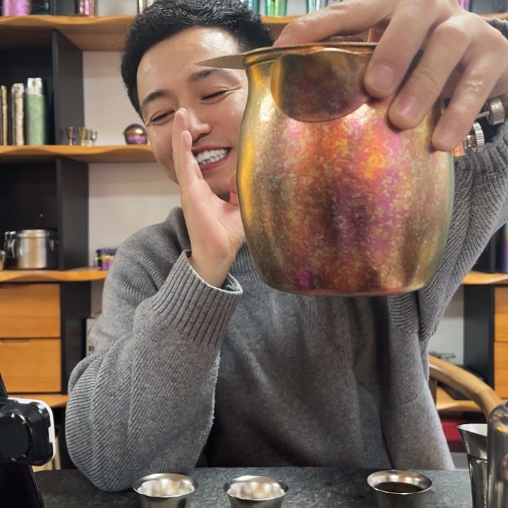 钛合金纯钛炫彩罐罐茶